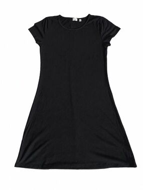 Aritzia Wilfred Companion Black T-Shirt Dress M